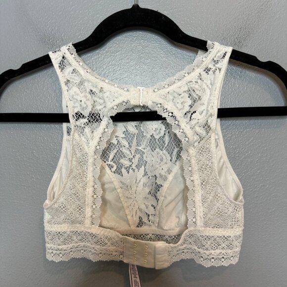 VICTORIA'S SECRET white lace bralette size S - Picture 6 of 6